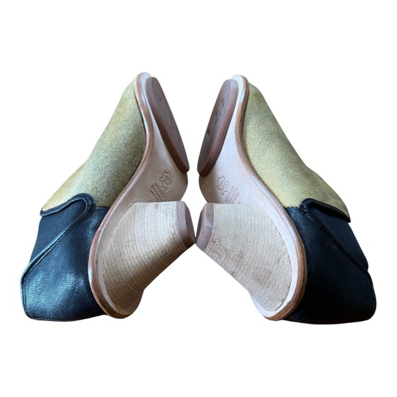 Anthropologie Matt Bernson Marlow  Distressed Leather Heeled Booties Size 9.5 - Picture 7 of 11